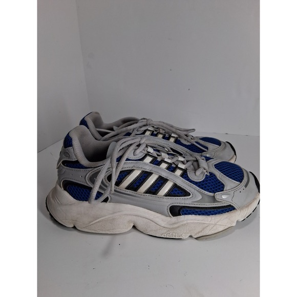 Adidas Ozmillen Mens Running Shoes Size 7 Blue Grey Athletic Sneakers - Picture 1 of 11